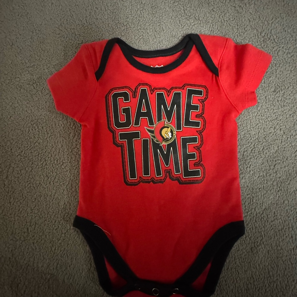 NHL Ottawa Senators Game Time Onesie